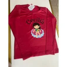 Roupa Praia Camiseta UV50+ Personalizada DTF 2 a 16 anos com Nome ou Personagem