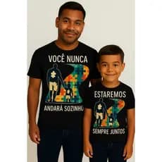 Camiseta Conscientização Autismo Unissex | Tamanho Infantil ou Adulto