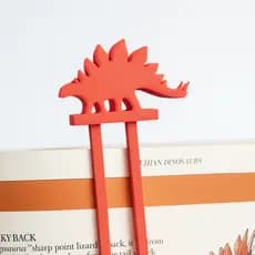 Marcador Pagina Livro Caderno DINOSSAUROS 2 BOOKMARK Criativo Leitura Divertido personalizado iMPRESSAO 3D