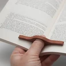 Apoio Suporte Anel Trava Separador de  pagina Livro Leitura Bibliocanto Suporte para Livros Apoio