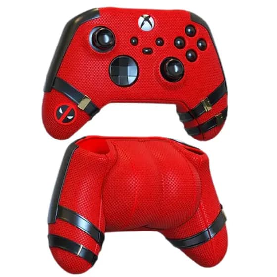 Capa Case de  Controle Deadpool Rigida Acessorio Protetor Xbox series X S Bumbum Gamer Geek
