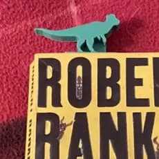 Marcador Pagina Livro Caderno DINOSSAUROS BOOKMARK Criativo Leitura Divertido personalizado iMPRESSAO 3D