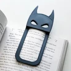 Marcador Pagina Livro Caderno BATMAN BOOKMARK Criativo Leitura Divertido personalizado iMPRESSAO 3D