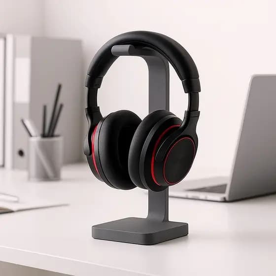 Suporte Fone Ouvido Mesa UNILATERAL Headset Gamer com e sem fio pc Universal Display Rack