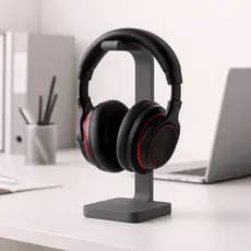 Suporte Fone Ouvido Mesa UNILATERAL Headset Gamer com e sem fio pc Universal Display Rack