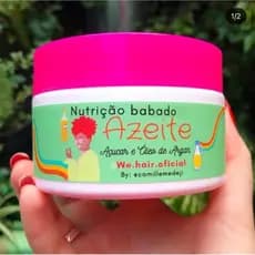 Mascara de Hidratação CASEIRA: Nutrição Oléo de Argan e Azeite