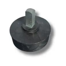 bucha com pino 2 polegadas aluminio toldo cortina