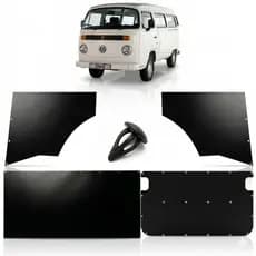 Par revestimento salão 4 pçs kombi 98 a 14 papelao forração