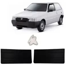 Par Forro Porta Fiat Uno 2 Portas Dianteiro 87/14 + Grampos