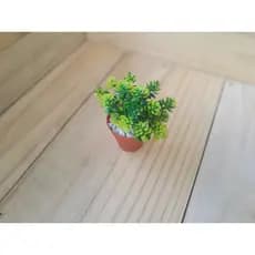 Plantinha artificial vaso decorativo suculenta robert plant vaso marrom