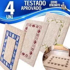 Tapete de Banheiro Antiderrapante Premium Super Macio, Absorvente e Secagem Rápida