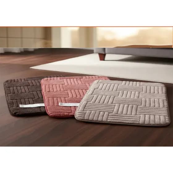 Tapete Retangular Design Moderno Textura Geométrica Variadas Cores Resistente