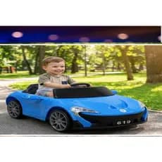 Carro Eletrico Infantil 6v Sport Controle Remoto Design McLaren Azul