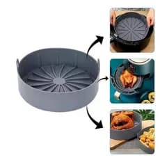 Forma Para Cozimento 19CM E DE 16CM De Silicone Para Air Fryer