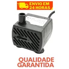 Bomba Submersa Bombinha Motor Para Aquário Fonte Água Bebedouro Pet Bivolt Bomba aquário 1,2m Cabo