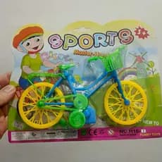 Bicicleta Brinquedo 20cm x 15cm colorida bike bicycle mais de 3 anos selo inmetro registro 00736/2021