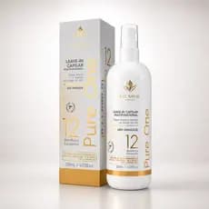 Leave-in Capilar Multifuncional 12 Benefícios Sem Enxágue 120ml Pure Nature Pure One