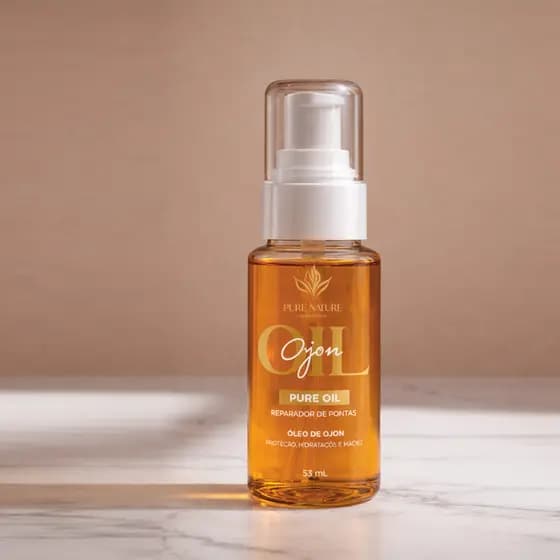 Óleo Capilar Ojon Pure Nature | Reparador de Pontas para Cabelos Danificados 60ml