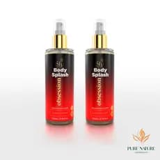 Body Splash Feminino 200ml Kit 2 Inspirado em Perfumes de Grandes Marcas