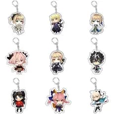 Fate Stay Night Tohsaka Rin Altria Pendragon Chaveiro Fofo De Desenho Animado Kawaii Bolsa Peças E Presente Moderno