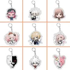 Monokuma Danganronpa Naegi Makoto Anime Chaveiro Modelo Dos Desenhos Animados Acrílico Saco Acessório Bonito Presente
