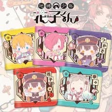 Anime Toilet-Bound Hanako-kun Yugi Amane Yahiro Nene Minamoto Kou PU Carteira Curta Bifold