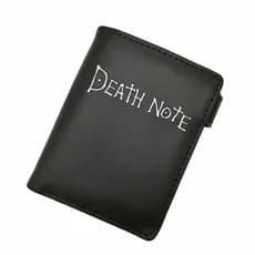 Anime Death Note Carteira Curta Bolsa Preta Masculina Carteiras Bifold E Trifold