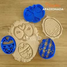Cortadores de Bisocito Especial de Páscoa Design Romantico