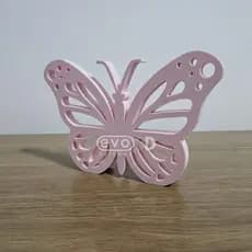 Decorações Minimalistas Borboleta e Flor