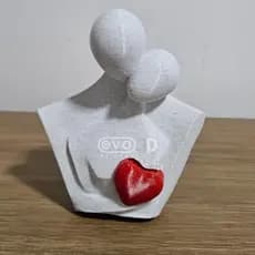 Escultura Decorativa Abraço de Amor Decoração Romantica