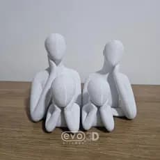 Escultura Decorativa Laços Eternos Familia