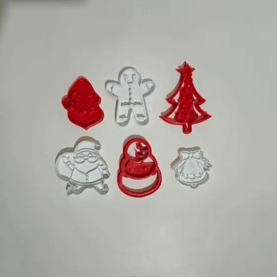 Kit Christmas: Cortadores de Biscoito – Sino, Grinch, Papai Noel e Muito Mais!