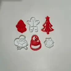 Kit Christmas: Cortadores de Biscoito – Sino, Grinch, Papai Noel e Muito Mais!