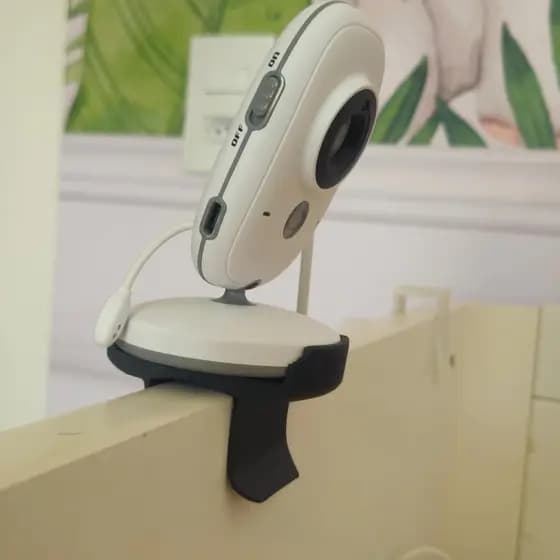 Kit Suportes de Berço Babá Eletrônica e Ruído Branco Segurança Sono do Bebê