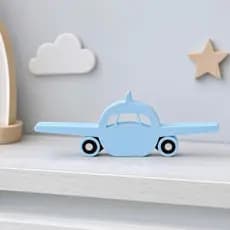 Decoração Quarto Bebê Aviador Aviãozinho Enfeite Prateleira Centro de Mesa Chá de Bebê