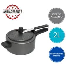 Panela Pressão 2 Lts Antiaderente Teflon Mini Envio Imediato