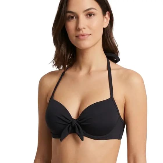 Bojo Meia Taça Busto Biquíni Sustentação Alça Fina Moda Praia Feminina
