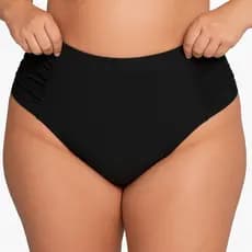 Calcinha Avulsa Biquíni Modeladora Alta Fio Duplo Lateral Larga Moda Praia Plus Size Hot Pands
