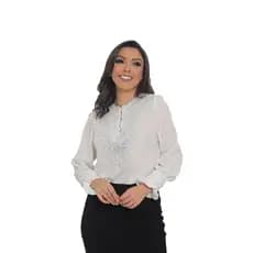Blusa Feminina Manga Longa Moda Evangelica Casual Sku:bml15