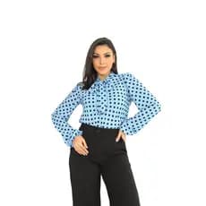 BLUSA FEMININA MANGA LONGA MODA EVANGELICA LACO SKU:BMLP18