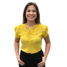 Blusa Feminina Moda Evangelica Manga Curta Barata Cod:12