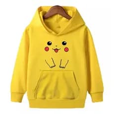 Moletom canguru infantil Poke-mon Unissex Com Capuz Kids Flanelado envio imediato Direto da Fábrica