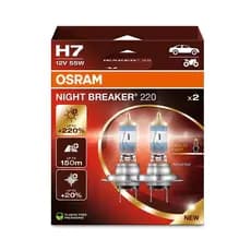Par De Lâmpada Osram Night Breaker 220 H7 55w 12v