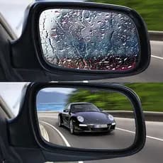 Kit 2 peças Película Anti Embaçante Retrovisor Chuva Vidro e Retrovisor Combo