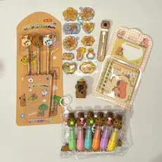 Kit Capivara | 14 PÇS | Papelaria Fofa | Kit Kawaii