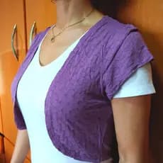 Bolero Feminino Roxo Atacado Promoção