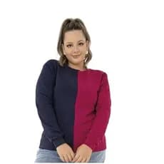 CASACO MOLETOM PLUS SIZE