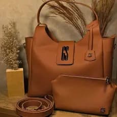 Linha Premium Seraphine Bolsa Feminina Grande Sacola Elegante Chique Dia a Dia + Necessaire Feminina