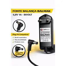 Fonte DC 6.8V 1A Ideal para Balança Eletrônica Balmak