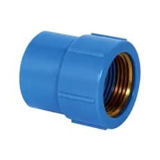 Kit C/20 Luva Azul Soldável 20x20 mm Com Rosca de Metal de 1/2 Krona LR